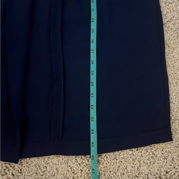 NWT Elliatt Navy Blue Midi Asymmetrical Hem Dress Medium - Picture 11 of 11